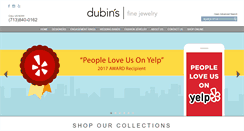 Desktop Screenshot of dubinsfinejewelry.com